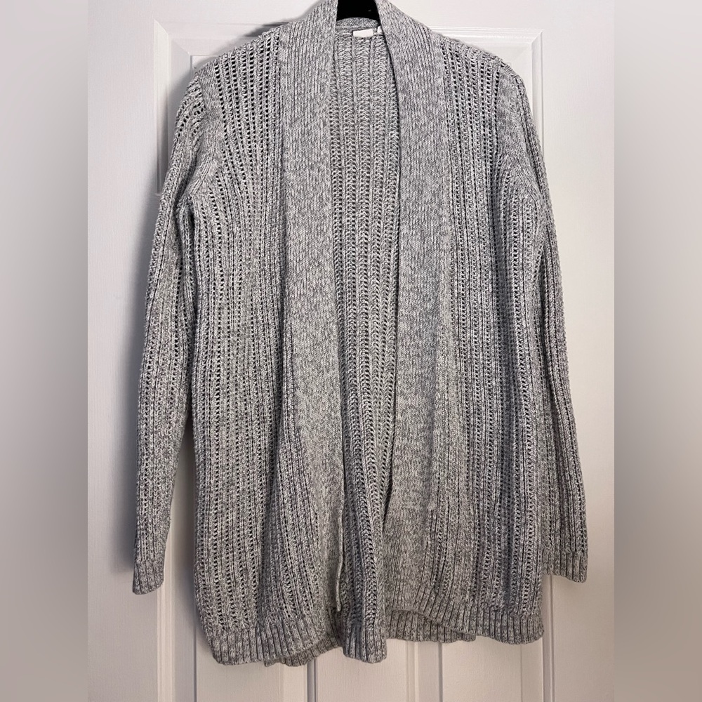 GAP Thick Knit Grey Cardigan size S Small